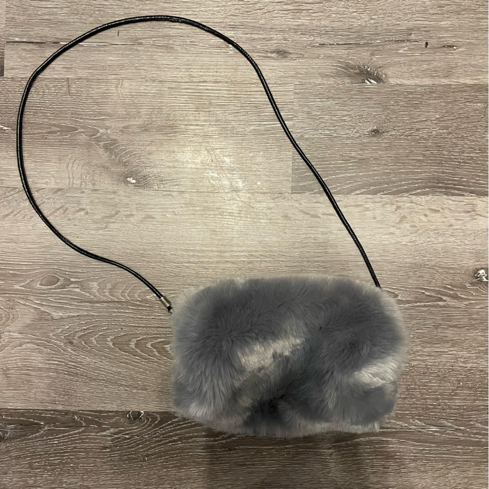 Faux Fur Hand Muff Warmer Purse